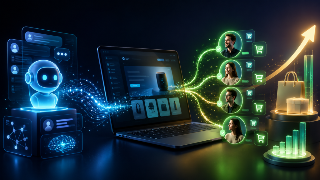 Tráfico desde inteligencia artificial para negocios con ChatGPT y recomendaciones de IA