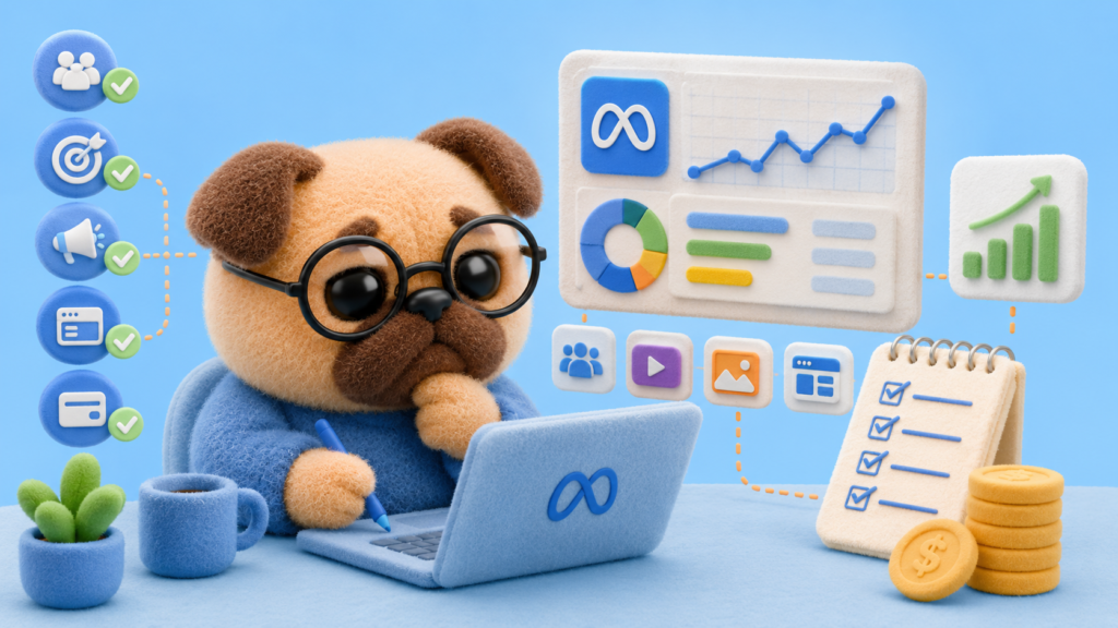 subir presupuesto en Meta Ads revisando campañas creatividad landing page conversiones WhatsApp CRM y calidad de leads
